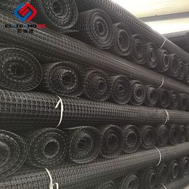 Polypropylene Biaxial Extruded Plastic Geogrid For Retaining Walls 50 M / 100m