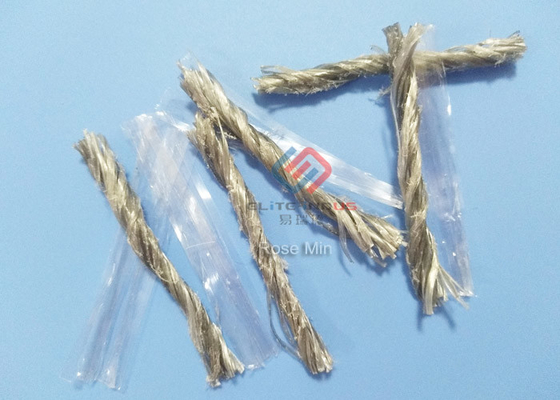 Impact Resistance Synthetic Hybrid Twisted PP Macro Fiber