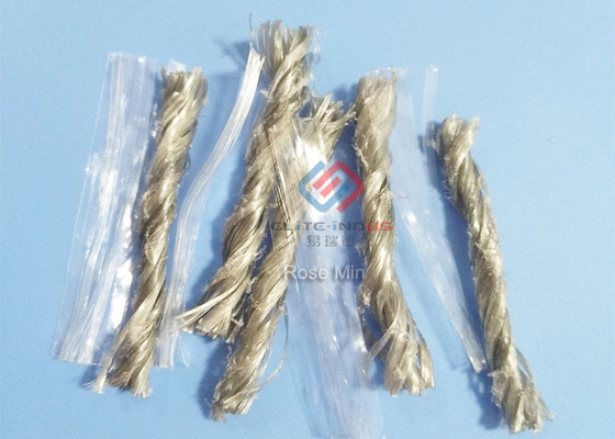 Impact Resistance Synthetic Hybrid Twisted PP Macro Fiber