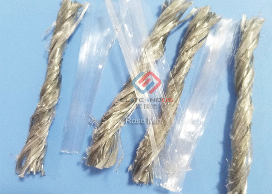 54mm Concrete Reinforcement Ground Enhancing Pp Macro Fiber