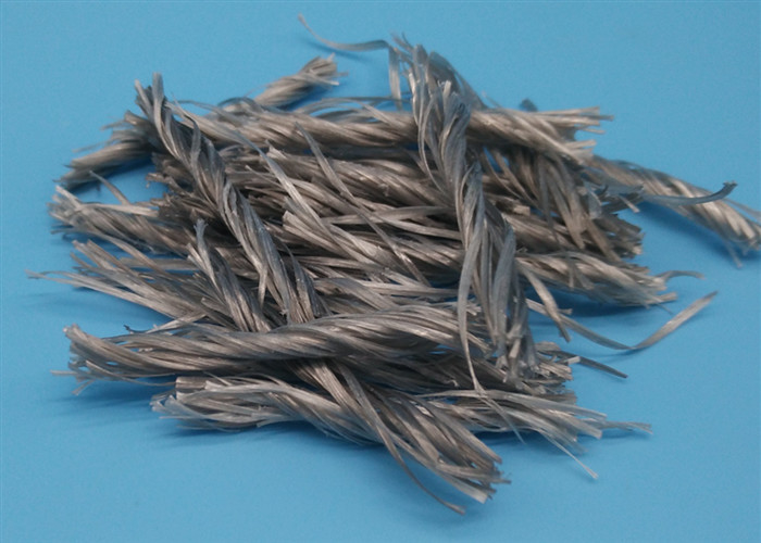 550MPa 48mm Plastic Concrete Reinforcement Fiber For Paving